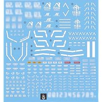 HG メッサーF02型＆M01型(ガウマン機)・水転写デカールセット Amazon | 蛍光 炎社 ディテールアップ用 水転写式デカール HG 1/144